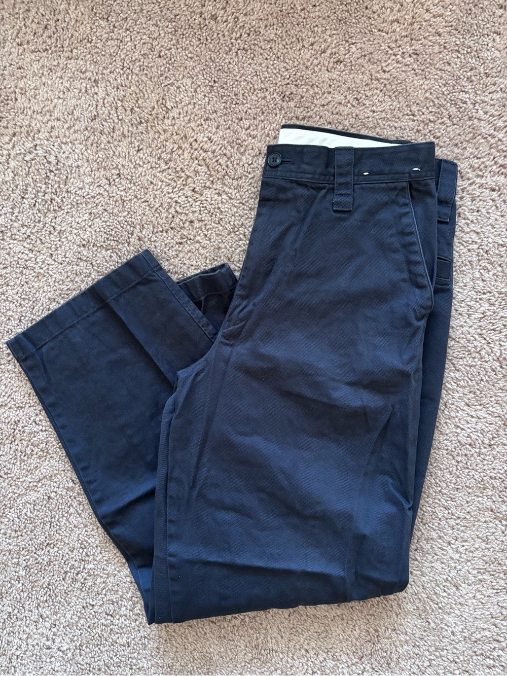 Wide Chino Pants Gray